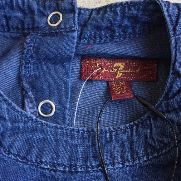 (NEW) 7 For All Mankind 2-Pc Infant Dress - Picture 6 of 8